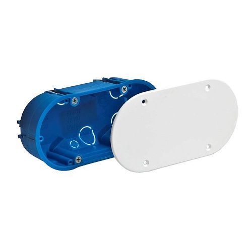 Коробка распаячная СУ для гипсокартона 140х65х45мм с крышкой IP30 ТУСО Ruvinil