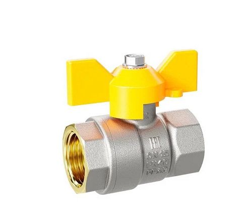 Кран шаровой   1/2 ВР/ВР ручка бабочка ДЛЯ ГАЗА LD Pride LD 47.350.15 GAS (109-0613)