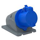 Розетка ССИ-123 32А-6ч/200-250В 2Р+РЕ IP44 стационарная MAGNUM ИЭК