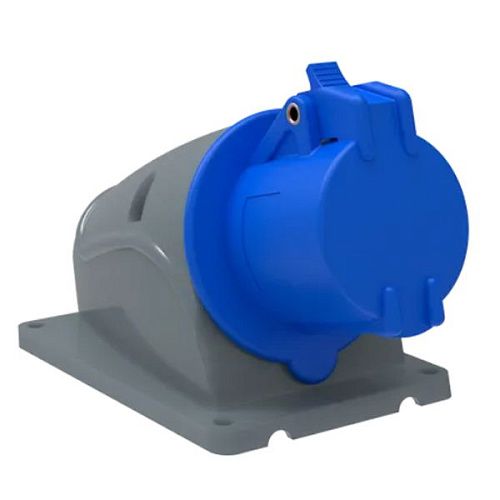 Розетка ССИ-123 32А-6ч/200-250В 2Р+РЕ IP44 стационарная MAGNUM ИЭК