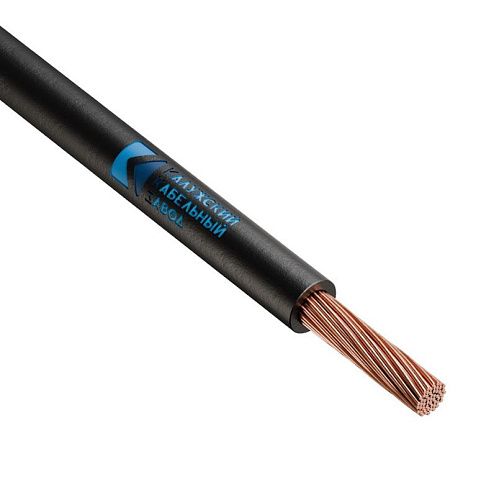 Провод установочный ПуГВнг(А)-LS 25.0 (черный) Калужский кабельный завод (ККЗ) (ГОСТ)