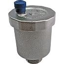 Воздухоотводчик 1/2 STOUT автоматический прямое подключение никель упл. кольцо - NBR