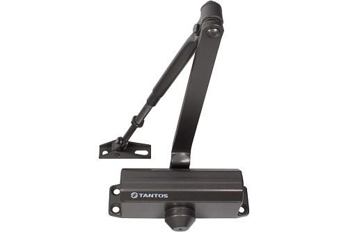 Доводчик с усилием EN2 для дверей до 50кг (148х37х57.5) (-35…+60°) СTS-DC045 (графит) TANTOS