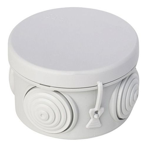 Коробка распаячная ОУ Ø70мм H=50мм с крышкой 4 ввода IP54 ТУСО Ruvinil