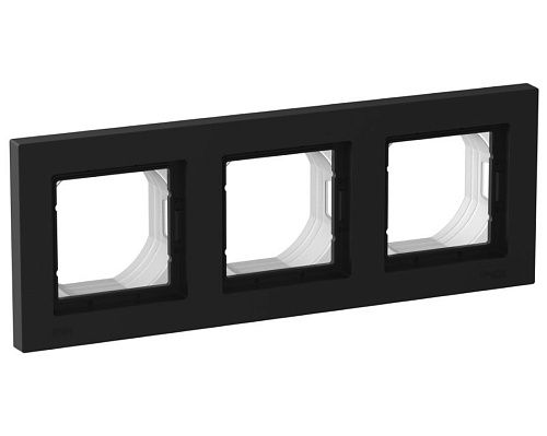 Рамка 3 поста IP44 (карбон) ATLASDESIGN AQUA SE