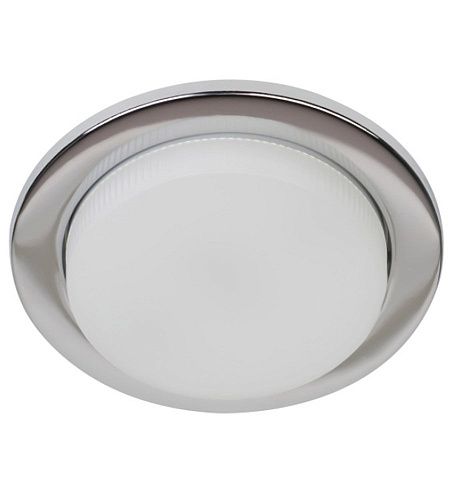 Светильник точечный неповоротный KL70 СН/1 230В LED GX53 Ø100мм Øотв.90мм хром ЭРА