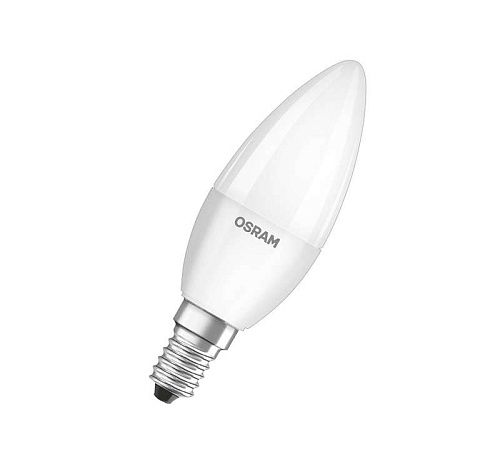 Лампа светодиодная свеча FR 5.4Вт 2700К 470Лм Е14 4052899911987 OSRAM