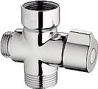 Дивертор для смесителя LAAA-1  3/4х1/2х3/4 нар/нар/вн. LEDEME