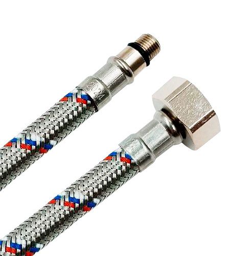 Подводка для смесителя Ростерм.  М10х15. 1/2"  80см