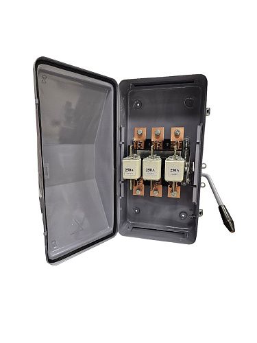Ящик силовой ЯБ-3-250-1 У3 250А IP54 с ПН2 с рубильником МЗЭМИ