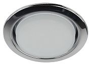 Светильник точечный неповоротный KL35 CH (б/к) 220В GX53 Ø105мм Øотв.90мм IP20 R75 ЭРА хром