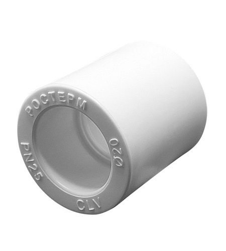 Муфта  PP-R  20 мм белая РОСТерм профи