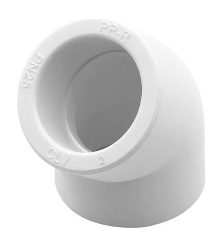 Уголок PP-R 45° РОСТерм профи 32 мм белый