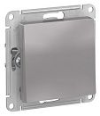 Выключатель 1кл схема 1 10АХ (алюминий) ATLASDESIGN SE Выключатель 1кл схема 1 10АХ (алюминий) ATLASDESIGN SE