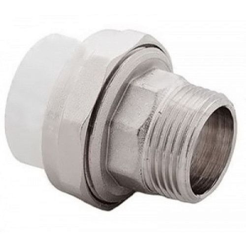 Муфта PP-R комбинированная разъемная (американка) НР 20-1/2" РосТурПласт