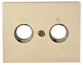 NIE 8450 AR Накладка TV-R розетки (песочный) Olas АВВ NIE 8450 AR Накладка TV-R розетки (песочный) Olas АВВ