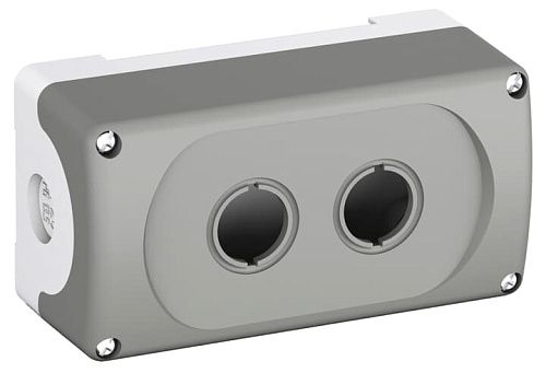 Корпус кнопочного поста МЕР2-0 на 2 элемента пластиковый ABB ФЛ