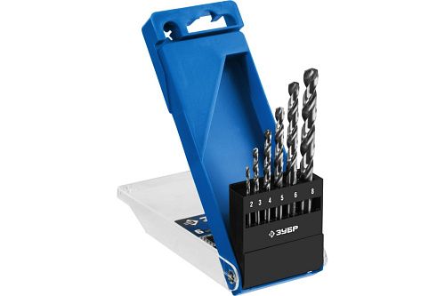 Набор сверл 6 предметов по металлу ПРОФЕССИОНАЛ ЗУБР (29625-H6)