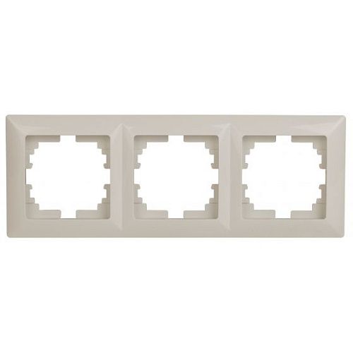 Рамка 3 поста (слоновая кость) Intro Solo ЭРА (4-503-02)