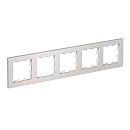 Рамка 5 постов универсальная (жемчуг) ATLASDESIGN SE