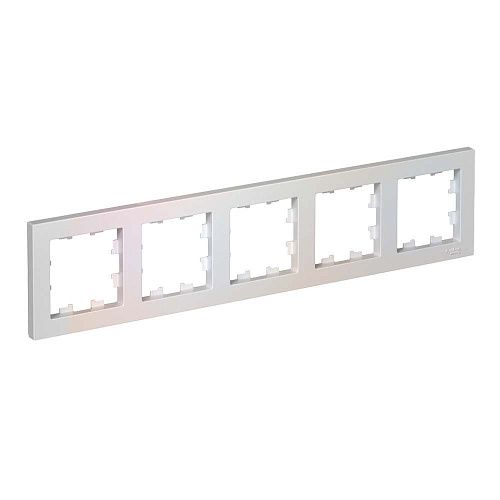 Рамка 5 постов универсальная (жемчуг) ATLASDESIGN SE
