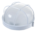 Светильник накаливания настенно-потолочный с решеткой 60Вт Е27 192х107мм IP54 ITALMAC круг белый