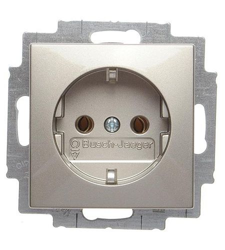 Розетка SCHUKO 20 EUC-93 (шампань) Basic 55 ABB