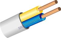Провод установочный ПУВП 2х1.5 Рыбинсккабель ТУ