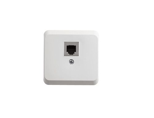 Розетка ОУ TF RJ11 (белый) ЭТЮД SE