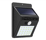 Светильник светодиодный уличный с солнечной панелью с датчиком движения фасадный 3 направления 52LED 1284 Светильник светодиодный уличный с солнечной панелью с датчиком движения фасадный 3 направления 52LED 1284