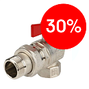 Кран шаровой 3/4 ВР/НР С АМЕРИКАНКОЙ УГЛОВОЙ (ручка бабочка) IDEAL 298 ITAP Кран шаровой 3/4 ВР/НР С АМЕРИКАНКОЙ УГЛОВОЙ (ручка бабочка) IDEAL 298 ITAP