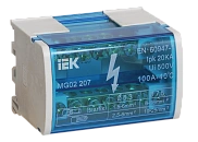 Шина "0" в корп. на динрейку (кросс-модуль) ШНК 2х7 L+PEN (ИЭК)