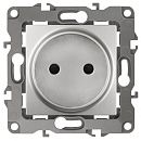 Розетка 2P 16A (алюминий) Эра12 ЭРА (12-2105-03)