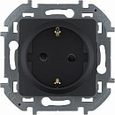 Розетка 2К+З с защ. шторк. нем. стандарт (антрацит) INSPIRIA Legrand/Daccord (673733) 