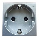 Розетка SCHUKO 2-модульная с защитными шторками N2288 PL (серебристый) Zenit ABB УЦЕНКА Розетка SCHUKO 2-модульная с защитными шторками N2288 PL (серебристый) Zenit ABB УЦЕНКА
