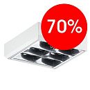 Светильник люминесцентный накладной с решеткой CMP/S 2х18Вт ЭмПРА IP20 Световые технологии УЦЕНКА