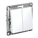 Переключатель 2кл схема 6/2 10АХ (белый) ATLASDESIGN SE