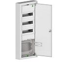 Щит навесной MSF TWIN RN 3x12мод+1xМП перфор. N/PE 1xSCHUKO металлическая дверь 358х853х100мм IP30 (белый) Elektro-Plast