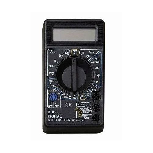 Тестер DT-838 мультиметр 750В переменное напряжение 1000В постоянное напряжение 2000кОм