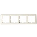 Рамка 4 поста (слоновая кость) W59 SE