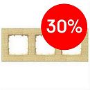 Рамка 3 поста (клен) DELTA MIRO Siemens (5TG11033) УЦЕНКА Рамка 3 поста (клен) DELTA MIRO Siemens (5TG11033) УЦЕНКА