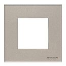 Рамка 1 пост 2-модульная N2271 CH (брызги шампанского стекло) Zenit ABB