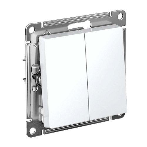 Выключатель 2кл схема 5 10АХ (белый) ATLASDESIGN SE