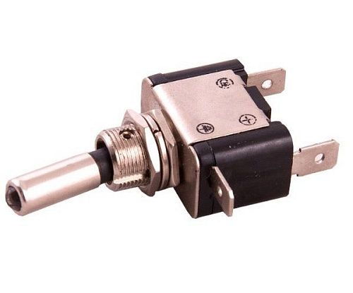 Тумблер 12В 20А (3c) ON-OFF 1п с синей подсветкой (ASW-07D) REXANT