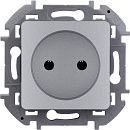 Розетка 2К (алюминий) INSPIRIA Legrand/Daccord (673712)