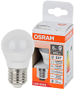 Лампа светодиодная шар LS CLP 40 5W/840 170-250V FR E27 470lm d45x79 40000h матовый OSRAM Лампа светодиодная шар LS CLP 40 5W/840 170-250V FR E27 470lm d45x79 40000h матовый OSRAM