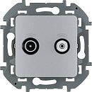 Розетка TV/SAT звезда (алюминий) INSPIRIA Legrand/Daccord (673882)