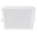 Светильник светодиодный встраиваемый Meson 13Вт 4000K 960Лм 140х47мм IP20 Philips белый квадрат