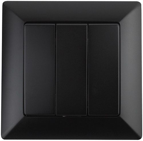 Выключатель 3кл 10А (антрацит) Intro Solo ЭРА (4-106-05)
