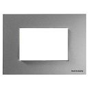 Рамка 3 поста итальянский стандарт N2473 PL (серебристый) Zenit ABB Рамка 3 поста итальянский стандарт N2473 PL (серебристый) Zenit ABB